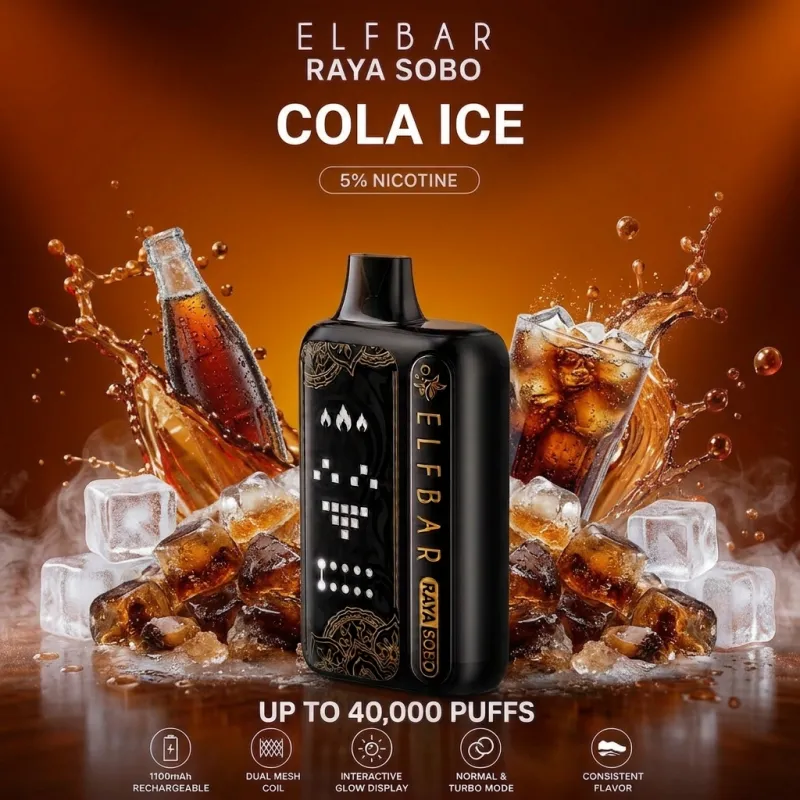 Elf Bar Raya SOBO 40K Puffs – Cola Ice