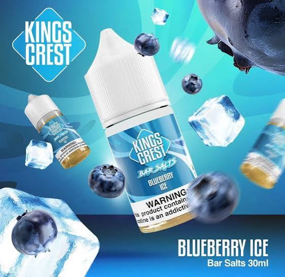 Kings Crest Blueberry Ice Nic Salt 